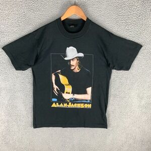 Black Alan Jackson "Don't Rock the Jukebox" vintage tshirt size large